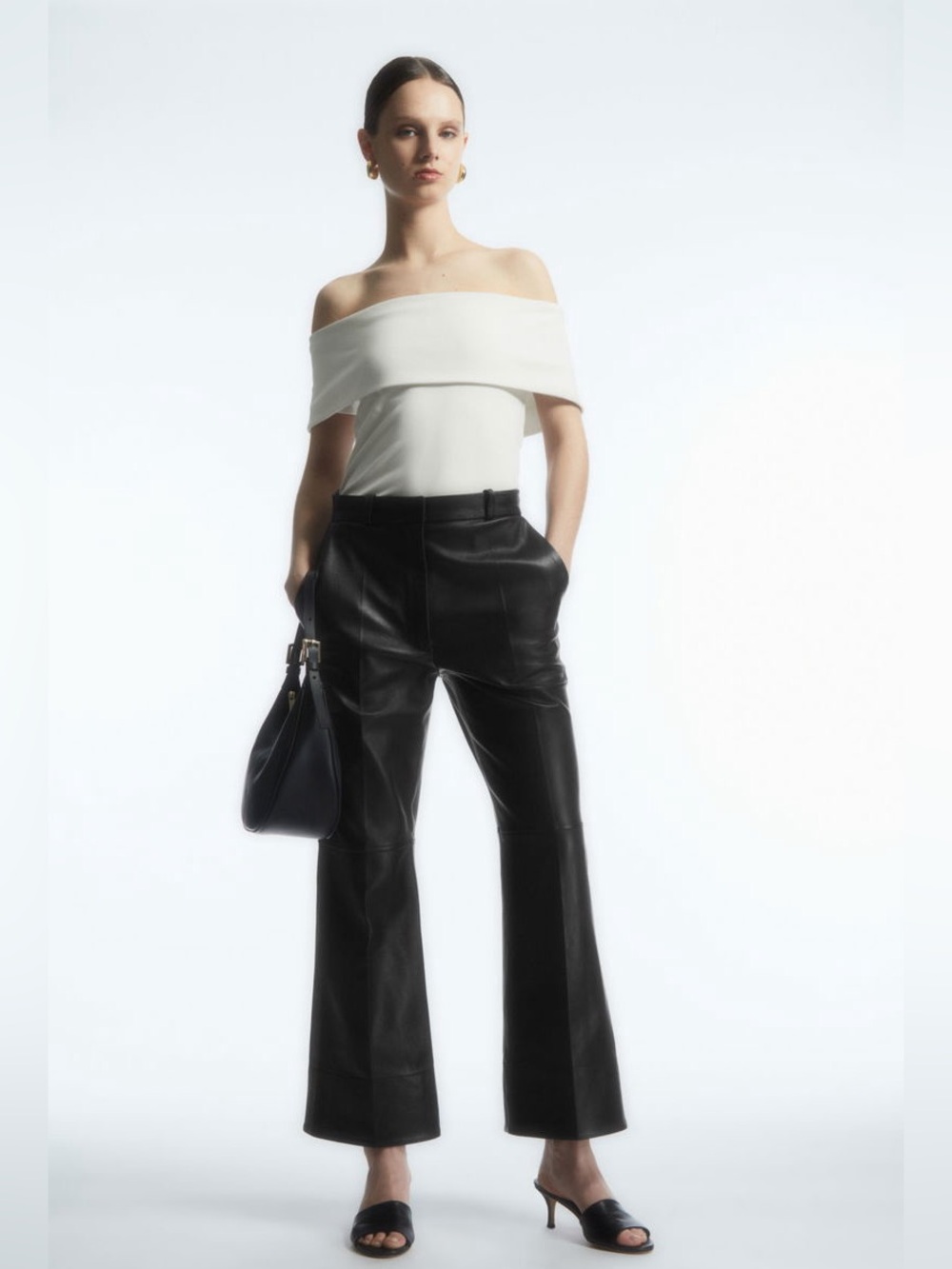 COS White Off-Shoulder Top